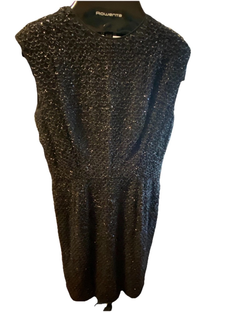 Vintage Custom Beaded Cocktail Dress.